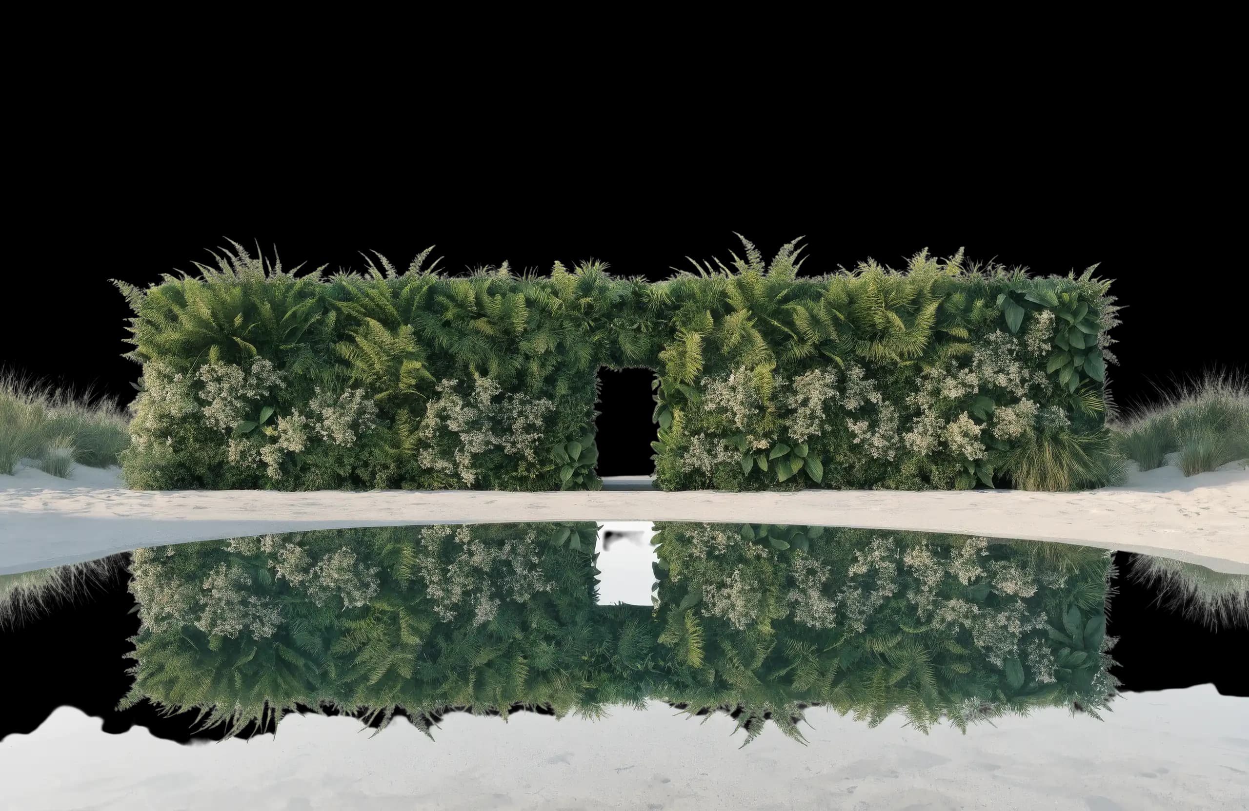 Designová zelená stěna Oasis Wall